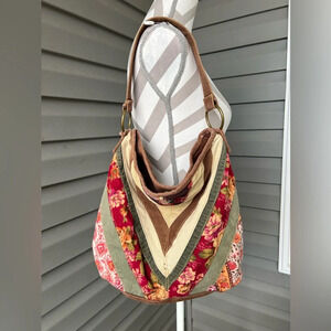 Levi's Multicolor Patchwork Hobo Bag